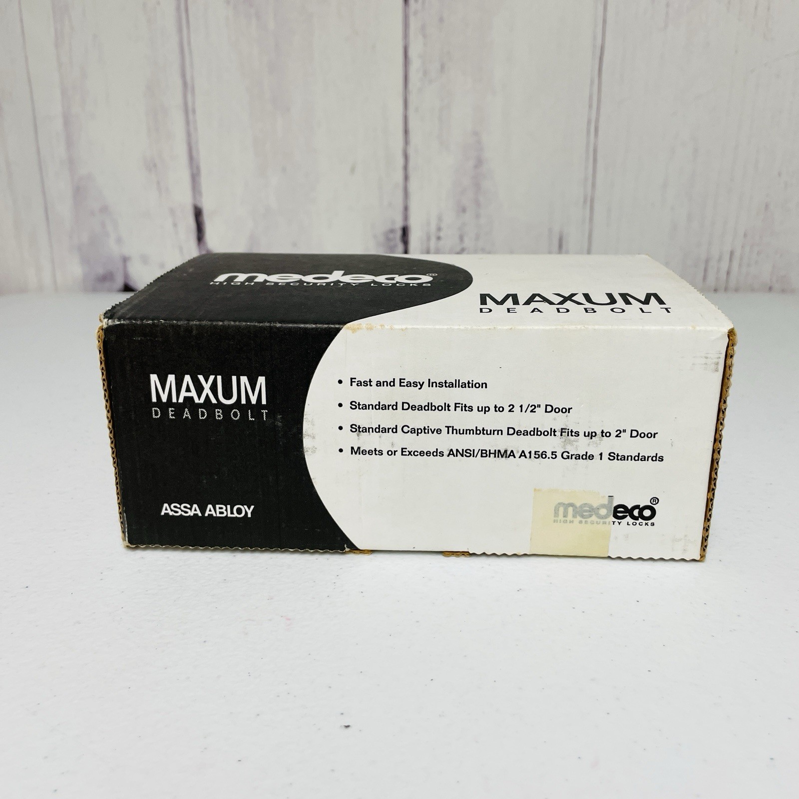 Medeco Maxum ASSA 11TR533 High Security Deadbolt NOS With 2 Keys
