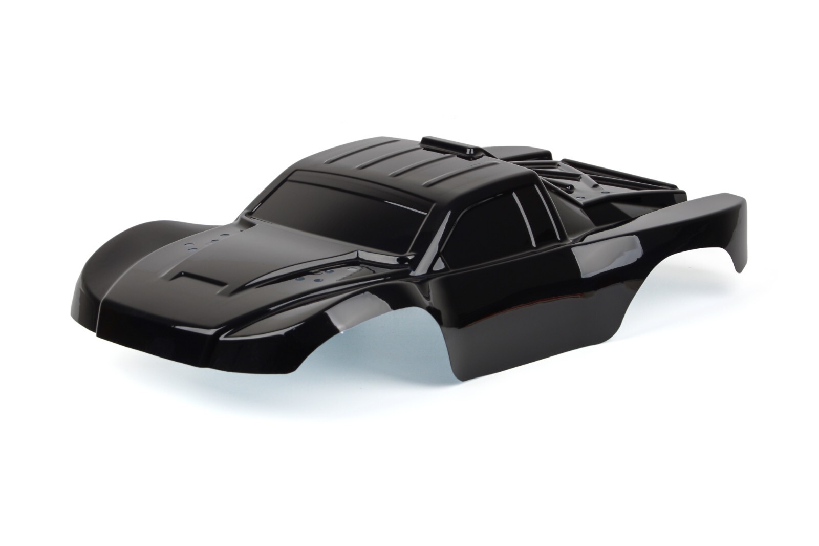 Custom Clipless Body Solid Black for Traxxas Slash 1/10 Truck Car Shell