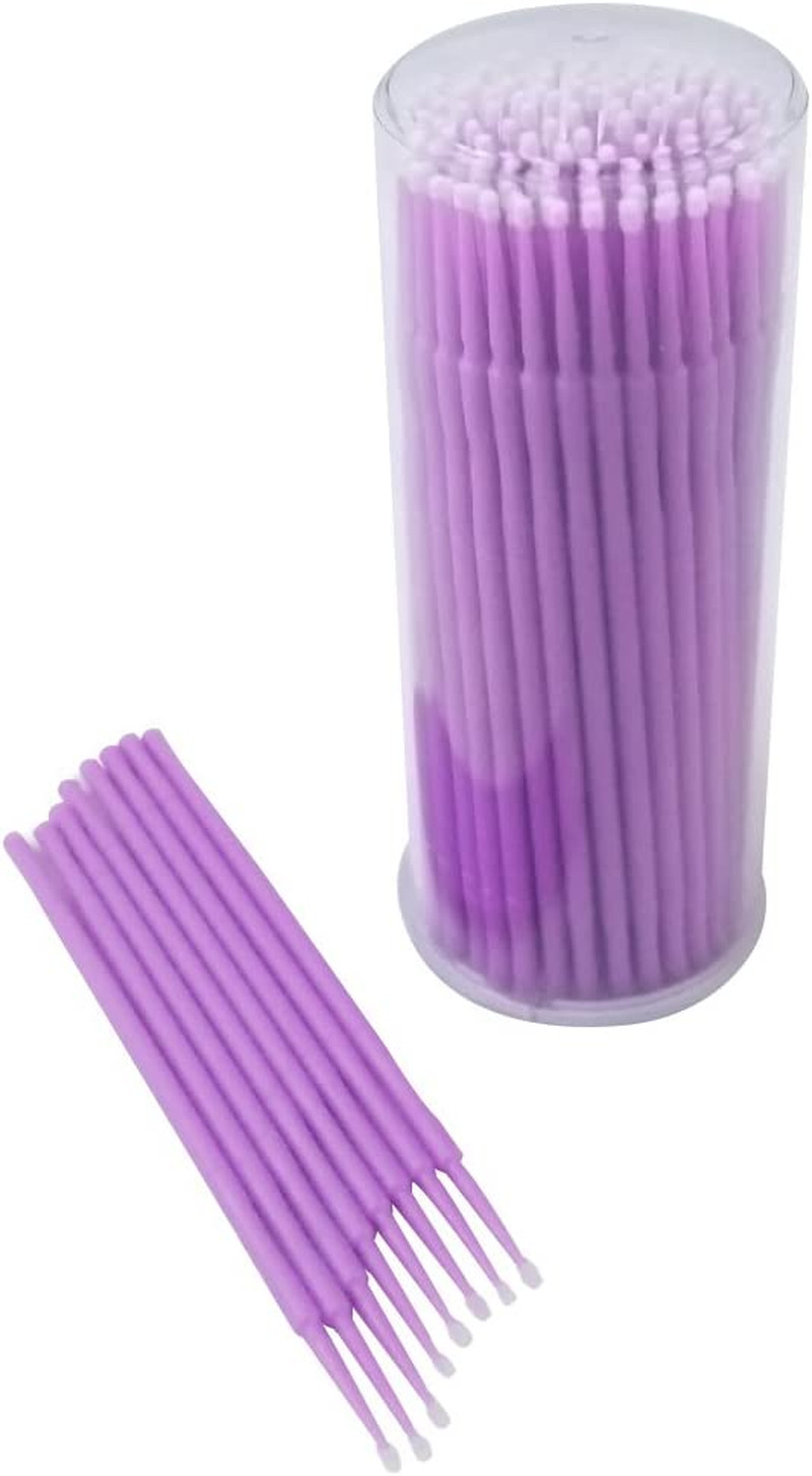 ATLIN Touch up Paint Brushes, 100 Pack of 1.5Mm Disposable Micro Applicators for