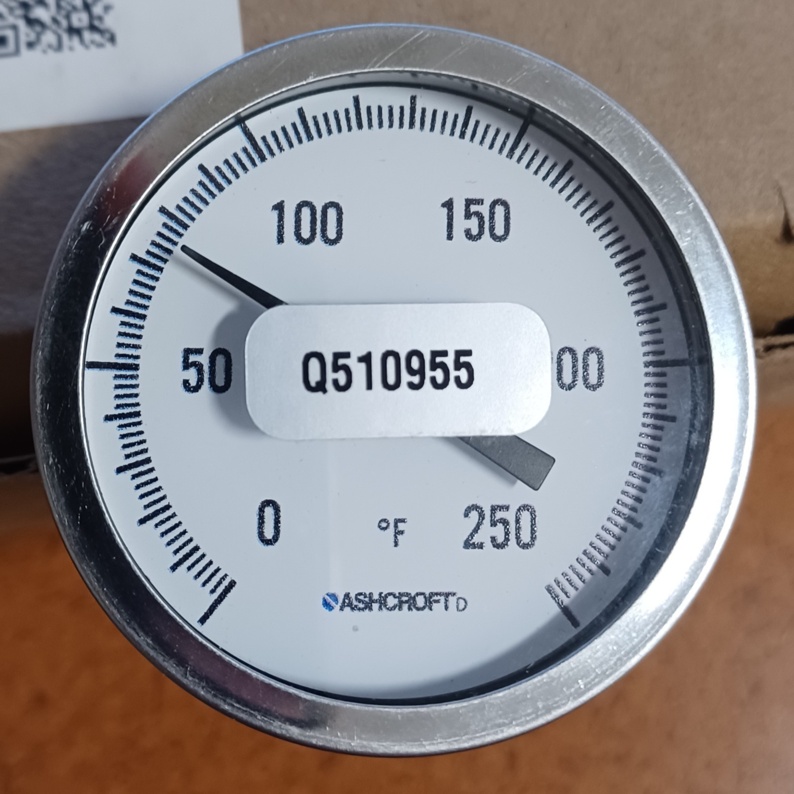 Ashcroft 0-250 °F Bi-Metal Thermometer