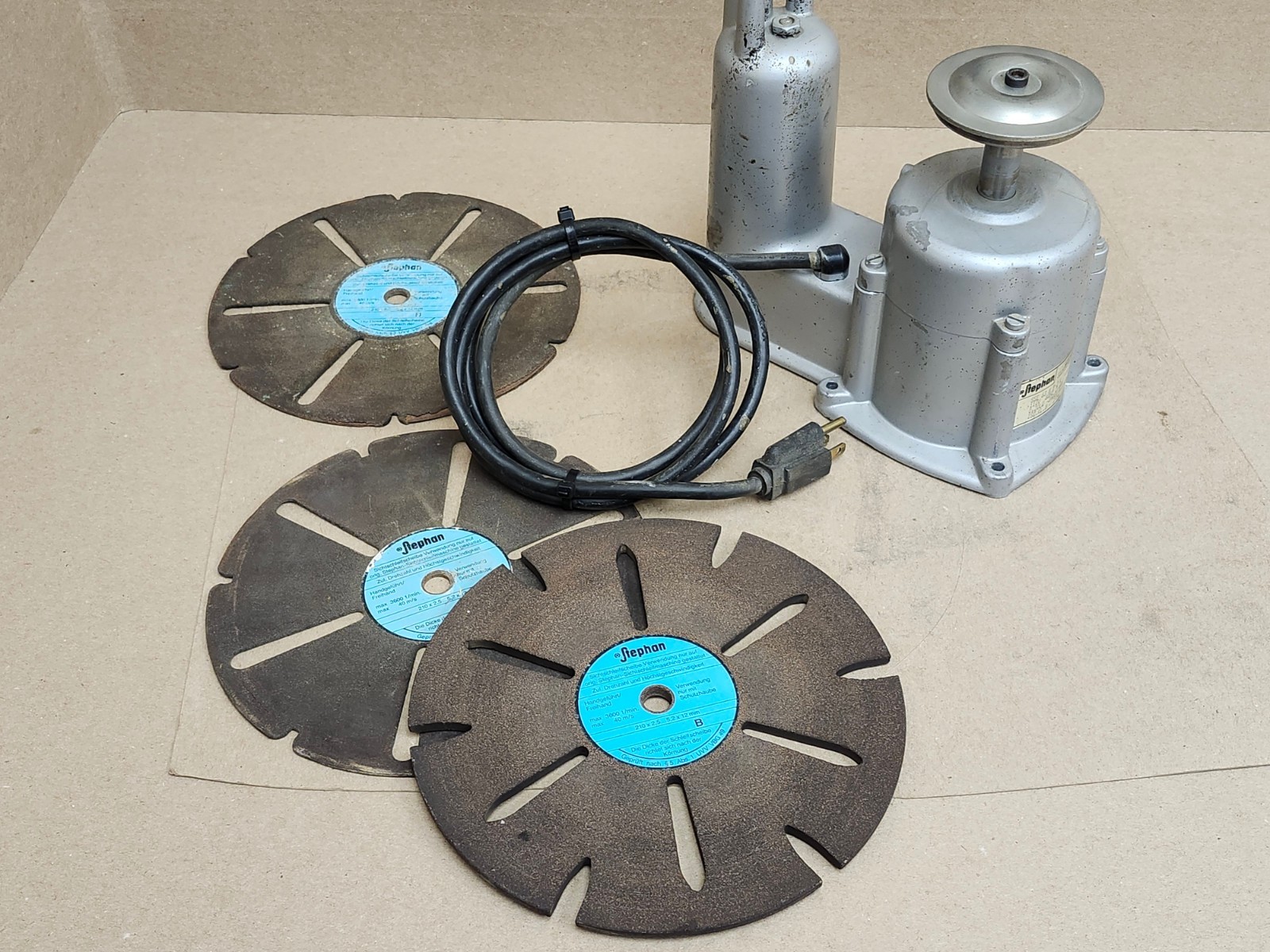 Stephan SSE63N9-2K Single-Phase Surface Grinder (Einphasen Sichtschleifmaschine)