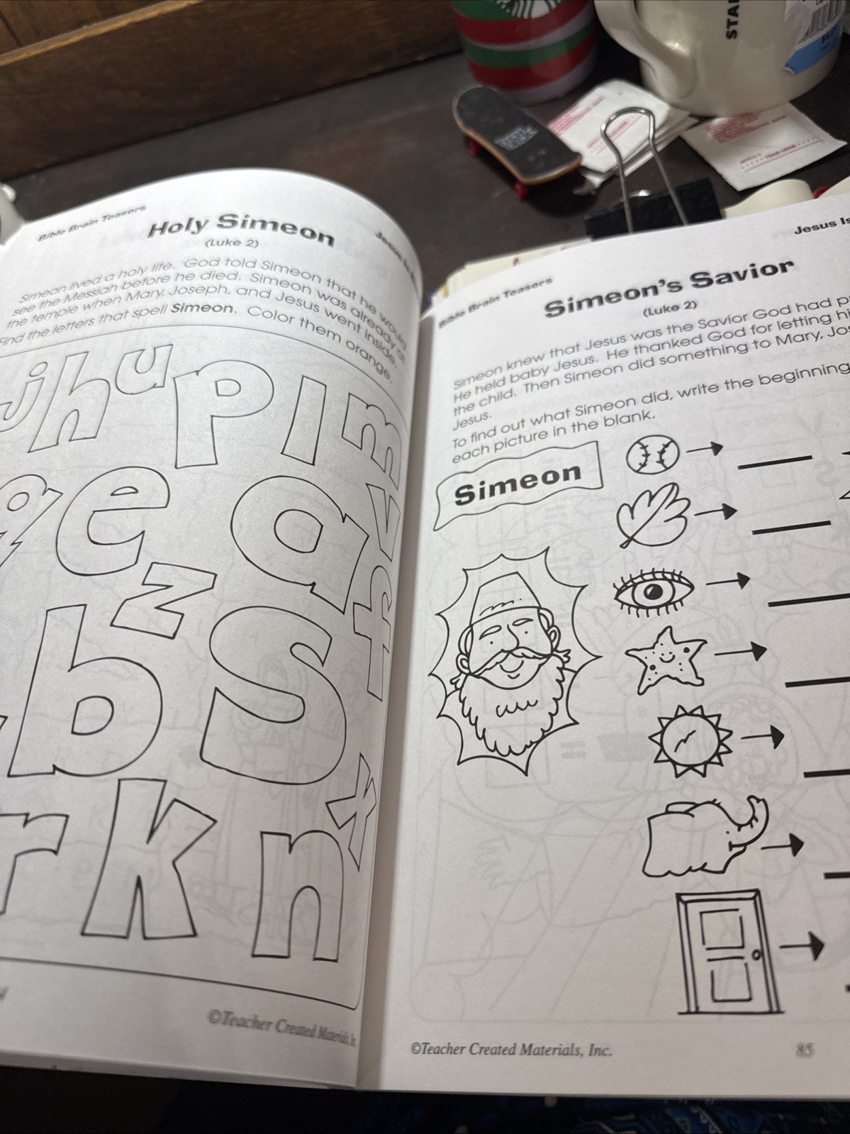 Bible Brain Teasers Ages 5-9 Teacher Created Material, 2002