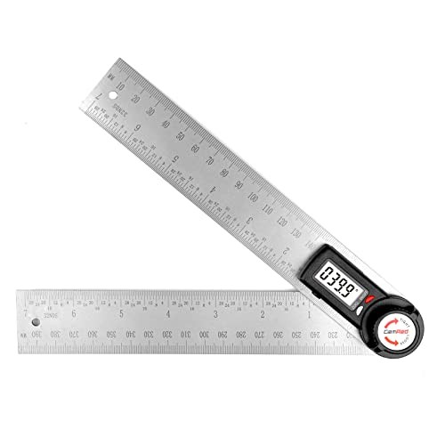 82305 Digital Angle Finder Protractor- Stainless steel (white&red button)
