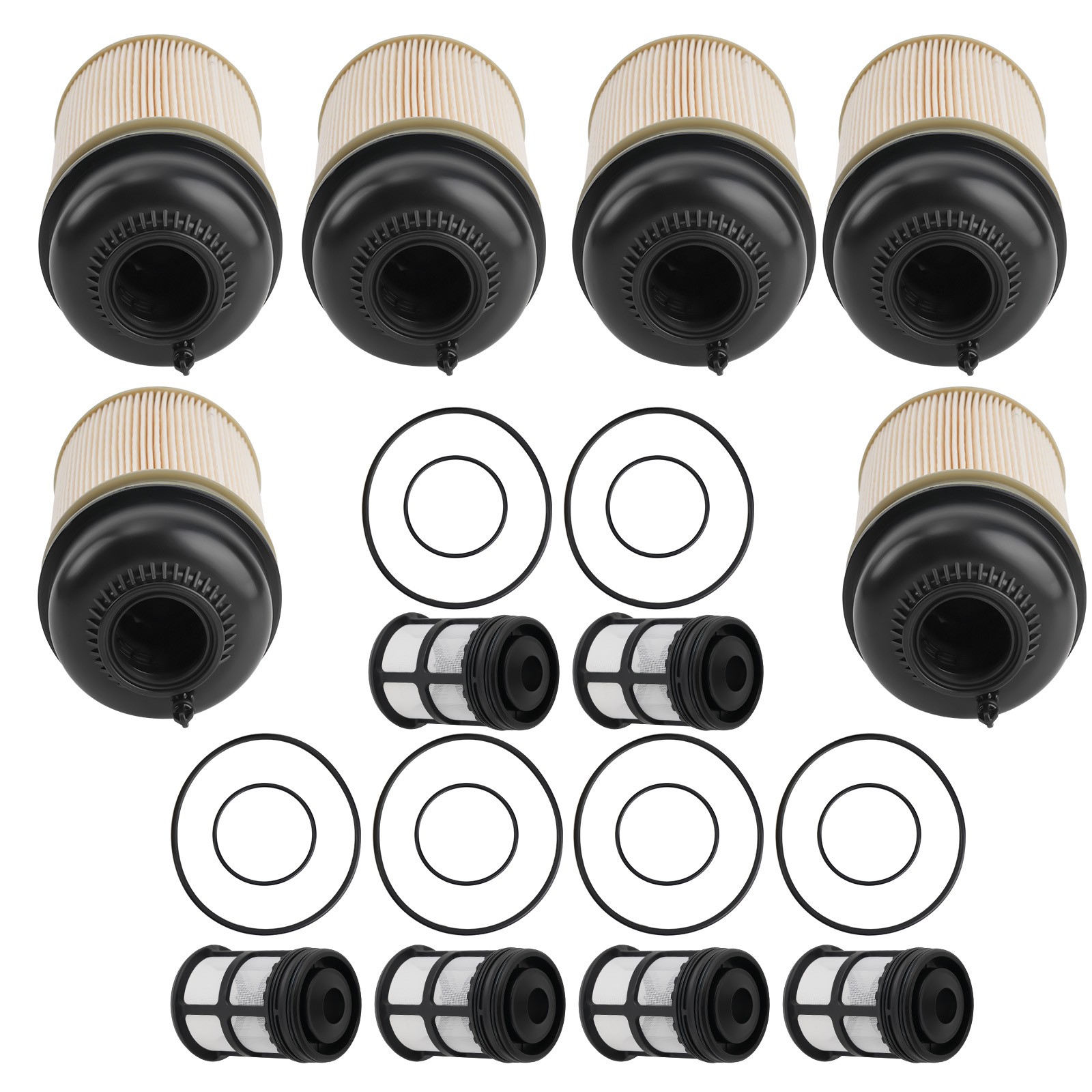 Fuel Filter Cartridge for Freightliner 112SD 15.6L 2013-2019 WF10103 6Pcs
