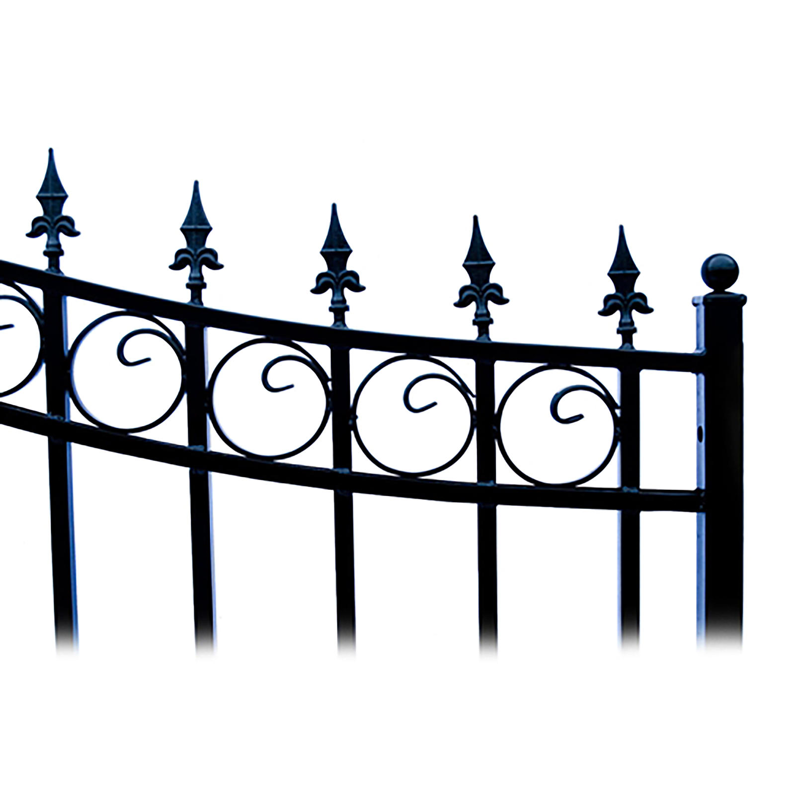 ALEKO London Style Ornamental Steel Single Sliding 14' Driveway Gate