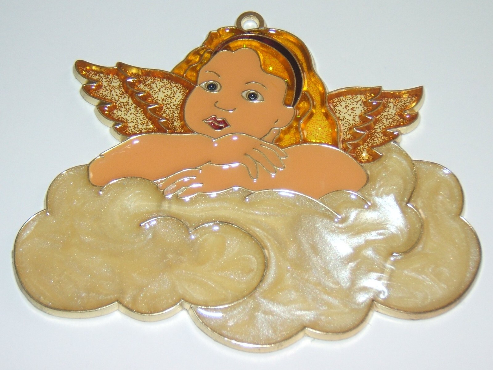 New Cute Angel on Cloud Suncatcher Home Decor Craft Free Shipping