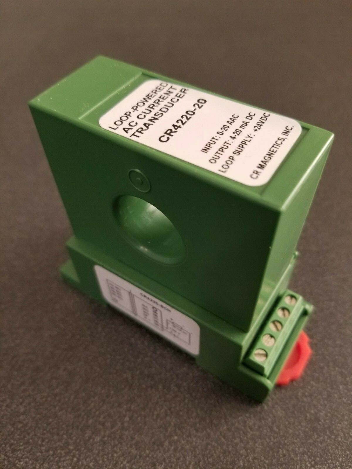 CR Magnetics CR4220 Loop-Powered AC 20A Current Transmitter Transducer