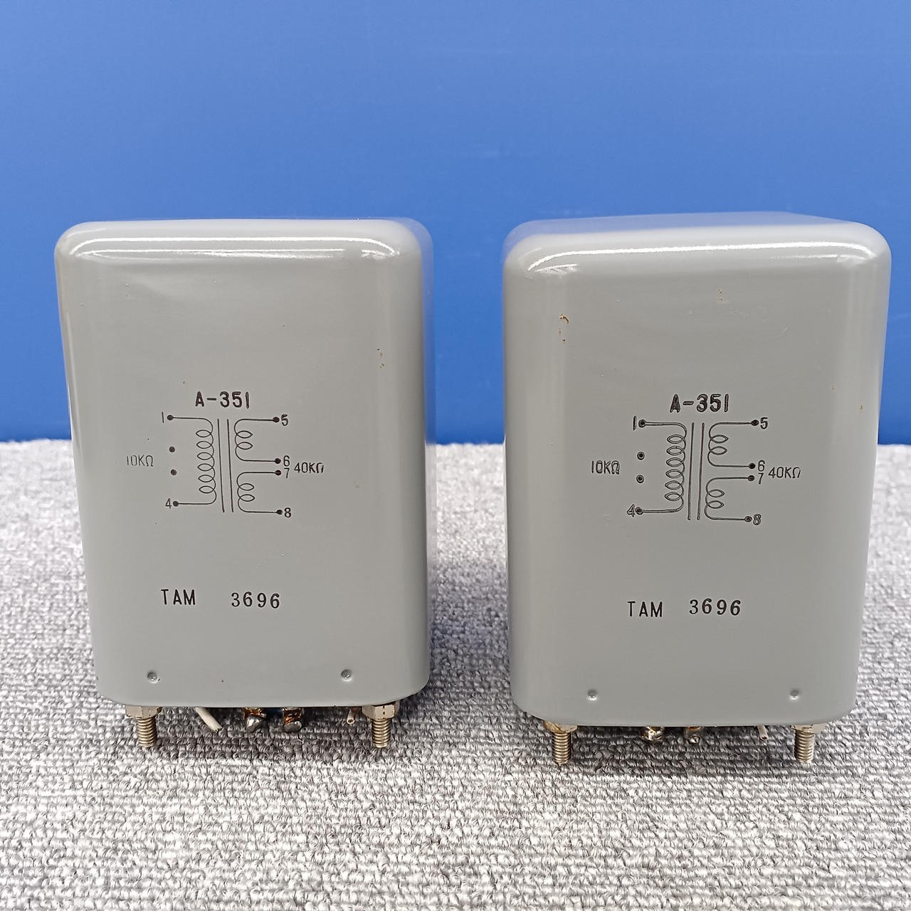 TAMURA A-351 Interstage Driver Transformers Pair Tested JP