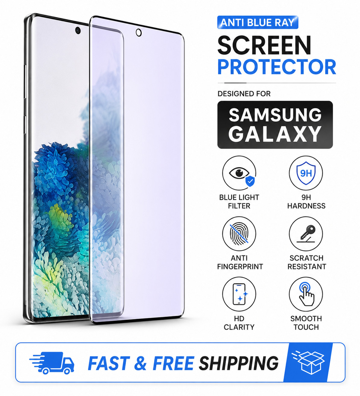 Anti Blue Light Matte Screen Protector For All Galaxy Samsung Models