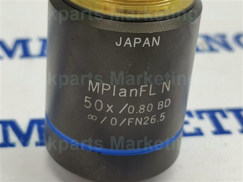 Olympus MPlanFL N 50x/0.80 BD Microscope Objective Lens Fast Shipping