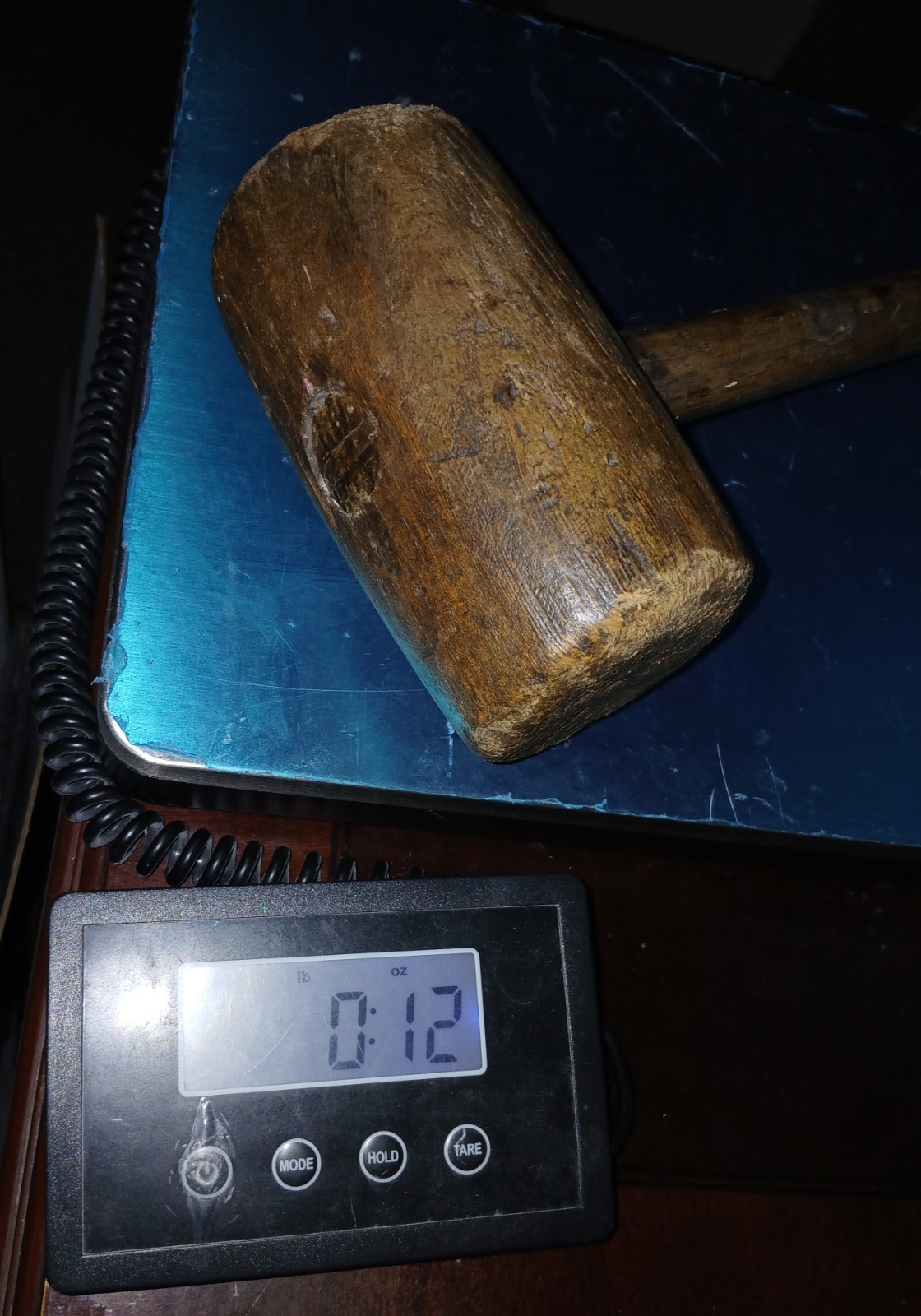 Antique Hand Made Wooden Crab Cracking Mallet!