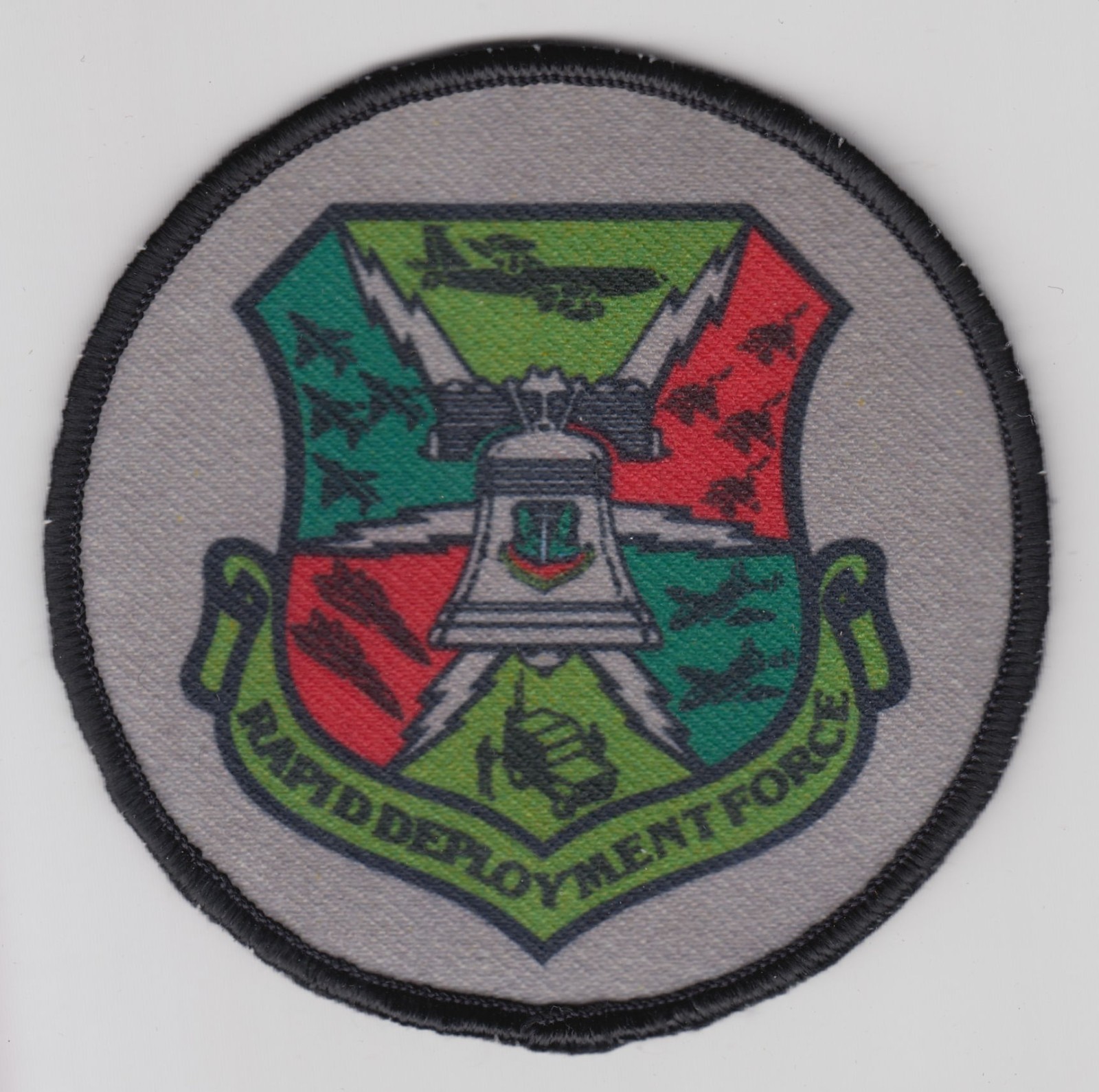 US Air Force Rapid Deployment Force Flight Patch Insignia USAF Squadron UNUSED