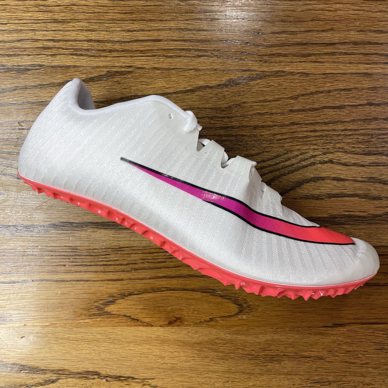 Nike Zoom Ja Fly 3 White Multicolor Track Field Spikes Mens Size 12.5 865633-101