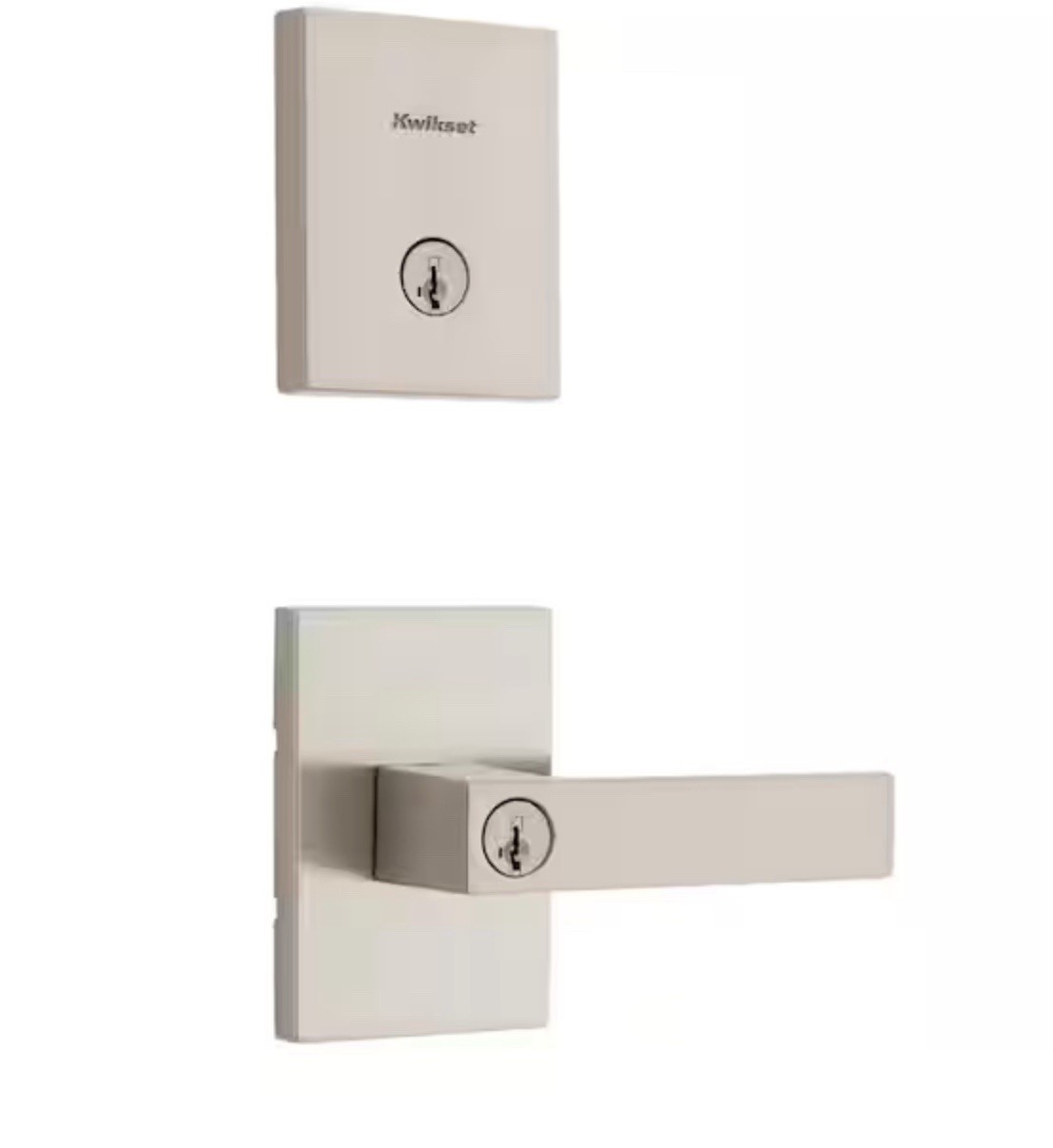 Kwikset 991SAL Singapore Keyed Entry Handle and Single Cylinder Deadbolt Combo