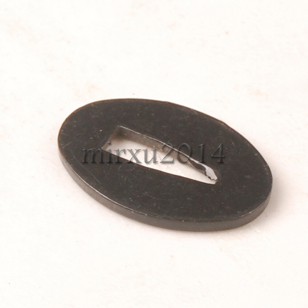 Small Black Zinc Alloy Tsuba Guard For Japanese Katana Wakizashi Tanto Sword