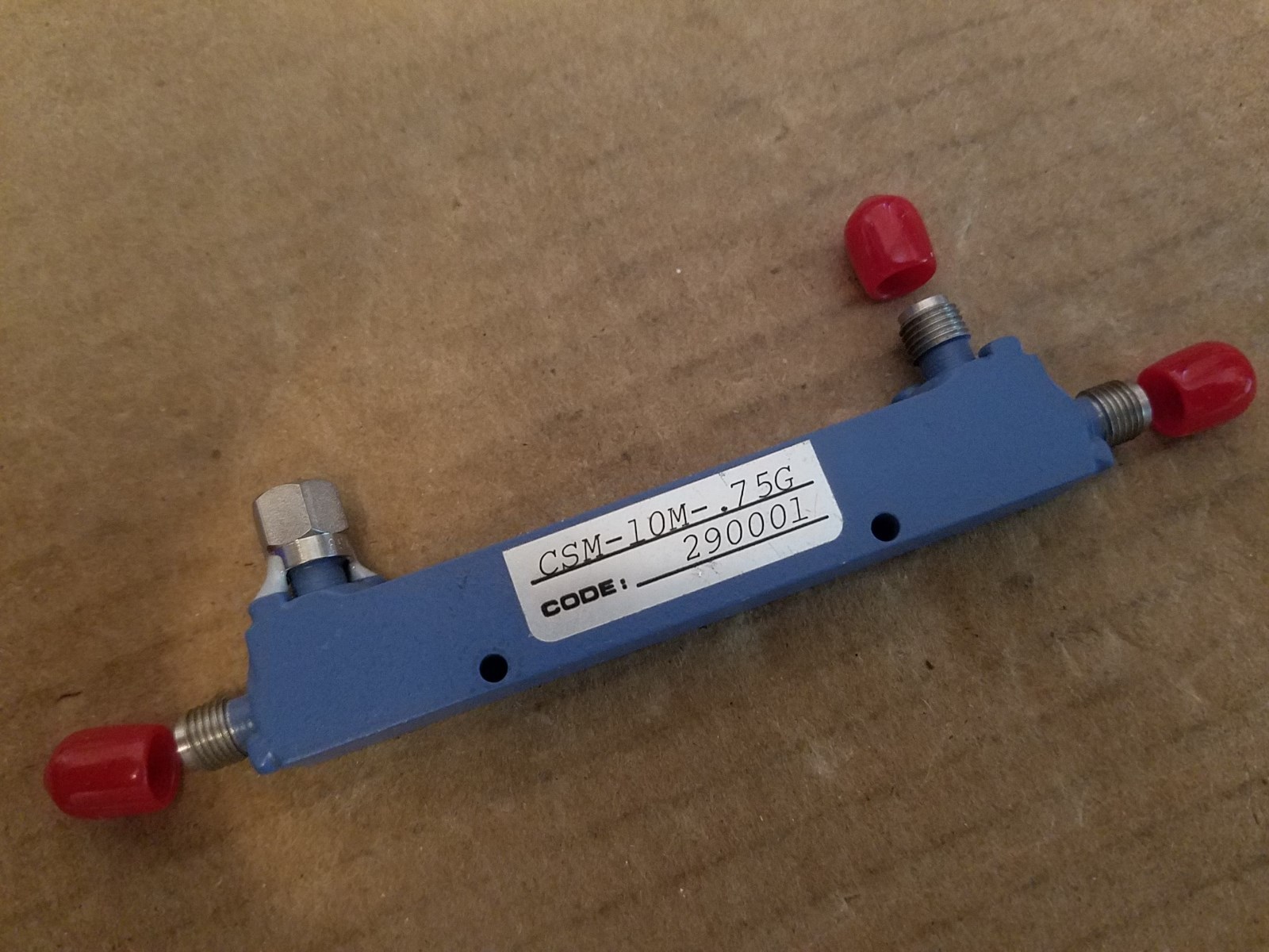 Merrimac Microwave CSM-10M-.75G 0.5-1GHz RF Directional Coupler SMA(f) #290001