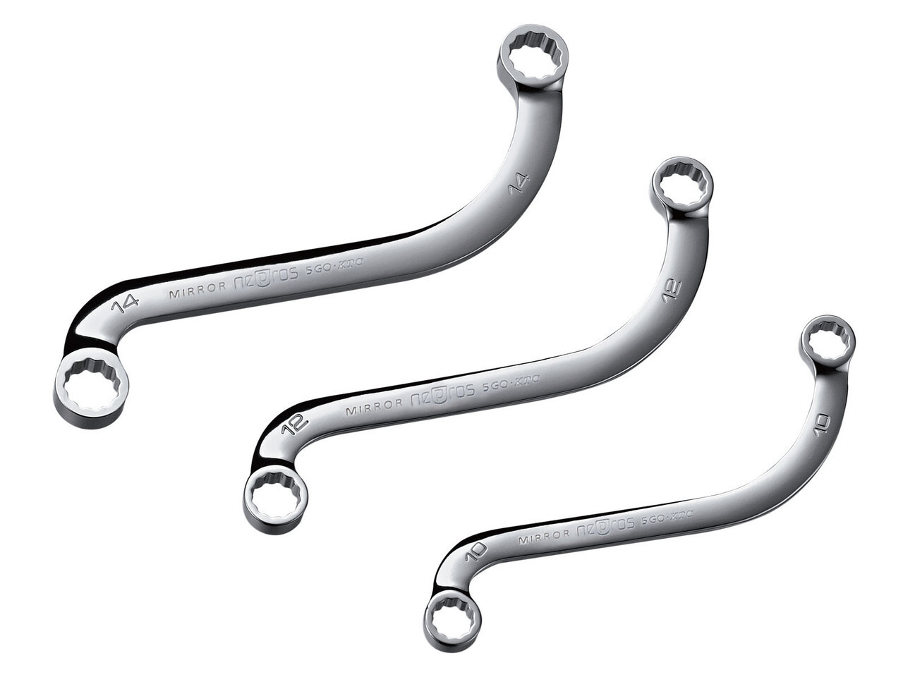 Nepros NM12-17, Metric S-Shaped Box-End Wrench (12pt.), 17 mm