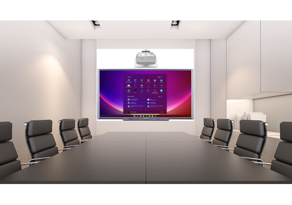 Interactive Smart Board & Projector Combo For Classroom / Office Professionals