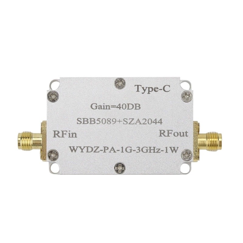 SBB5089+SZA2044 Microwave RF Power Amplifier 1G-3GHz 40DB WYDZ-PA-1G-3GHz-1W