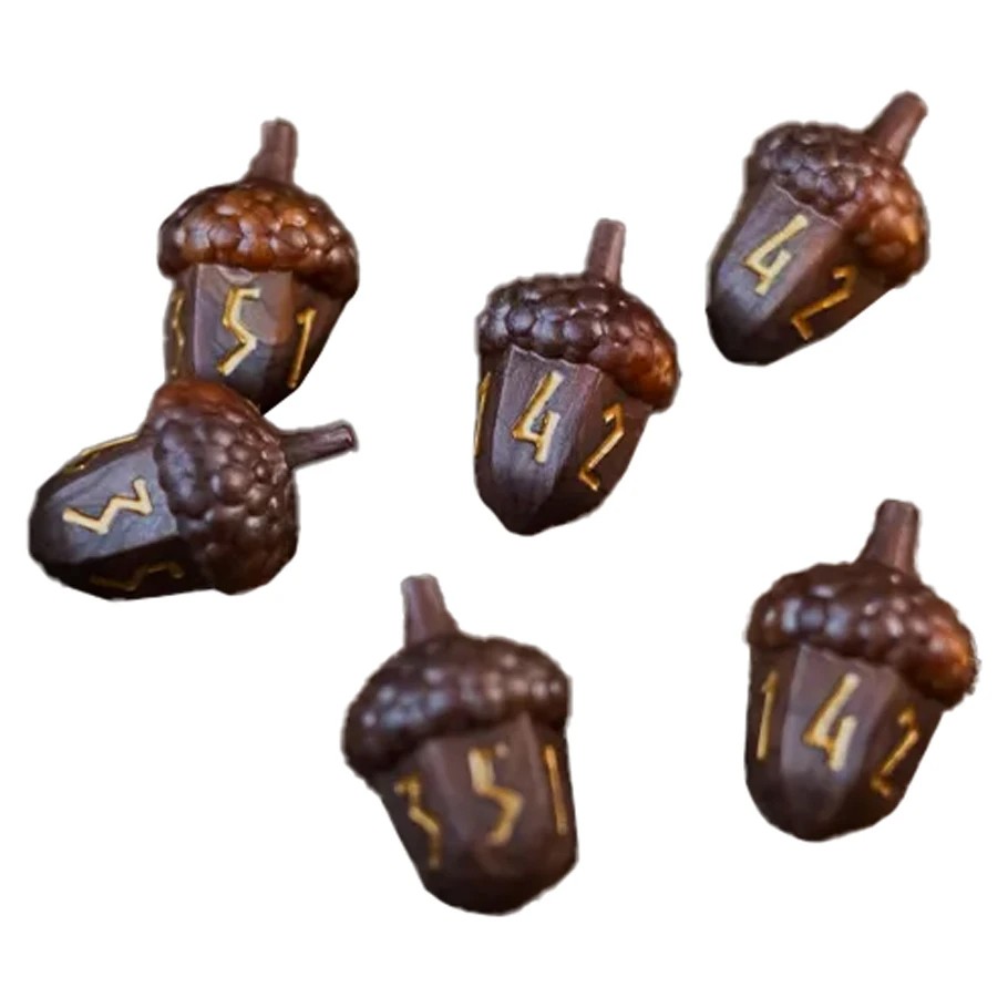 LICFRLITM1 Fanroll D6: Resin: Legend in the Mist: Acorn (6)