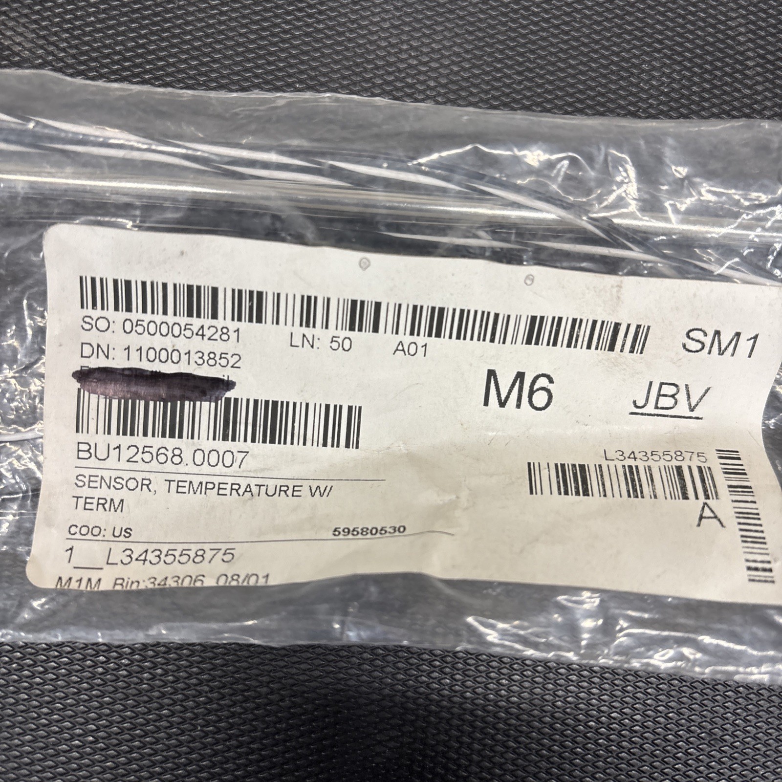 12568.0007 Bunn Sensor, Temperature Term Genuine OEM BU12568.0007