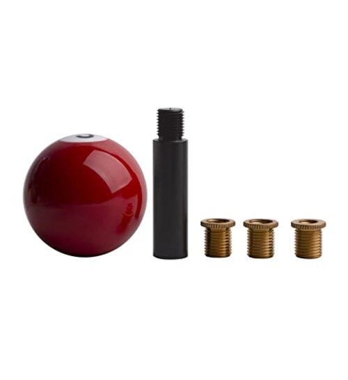 Mavota Pool Ball Billiard Stick Shift Knob Universal Gear Shifter Knobs Red 3X