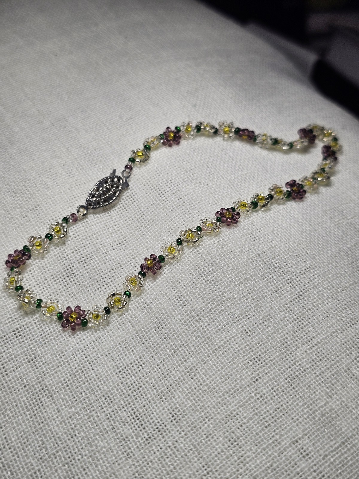 3 Vintage Artisan Made Fully Beaded Ankle Bracelets