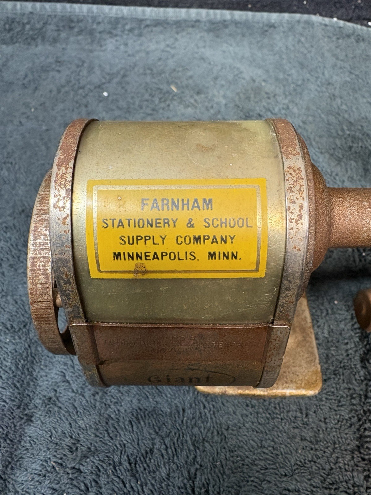 Vintage Giant No. 2 Pencil Sharpener Automatic Pencil Sharpener Co.