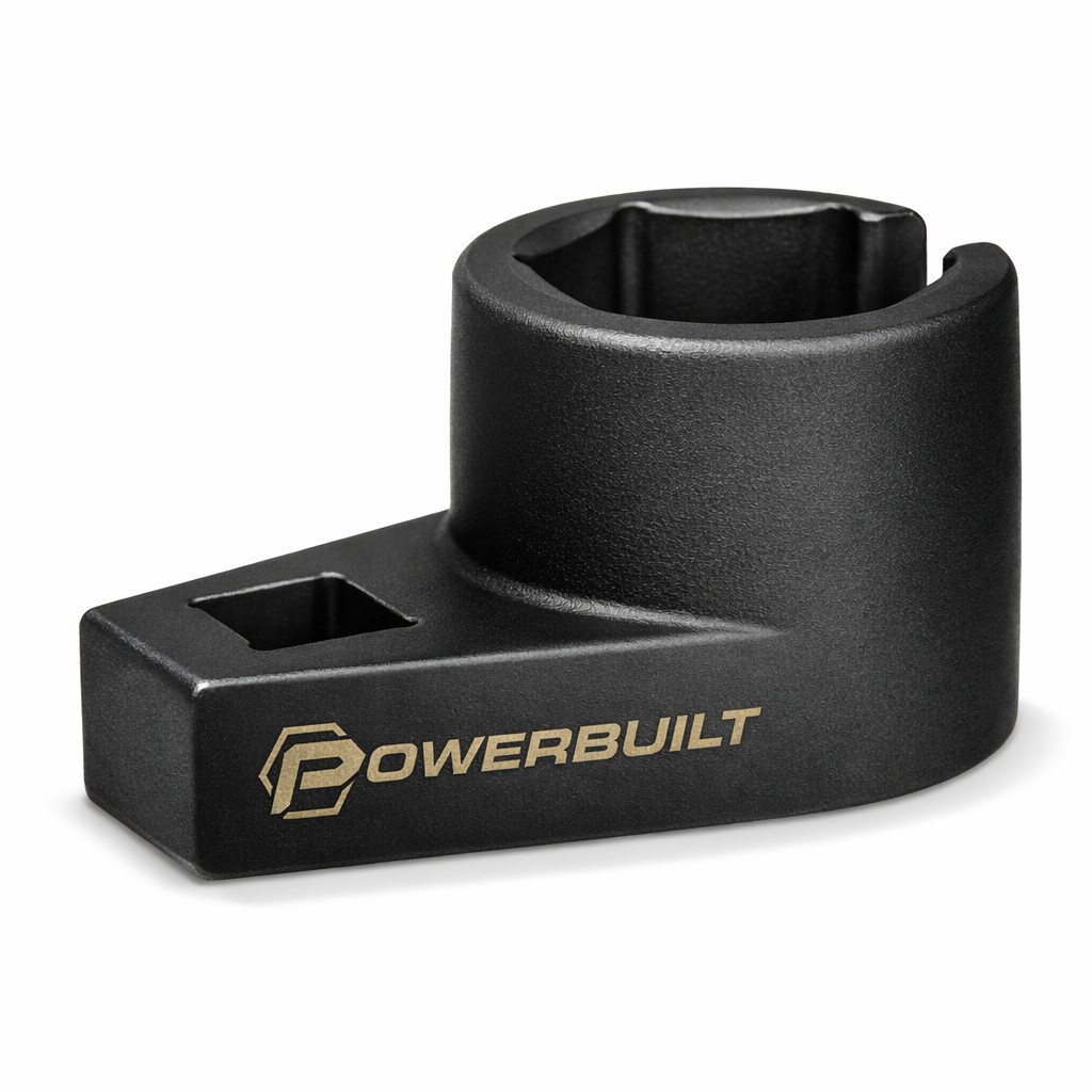 Powerbuilt 3/8 Inch Drive x 7/8 Inch 22 Milimeter Oxygen O2 Sensor Socket -