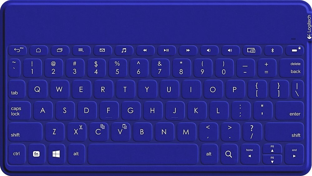 Logitech Keys To Go Keyboard Ultra Portable Blue for Android windows
