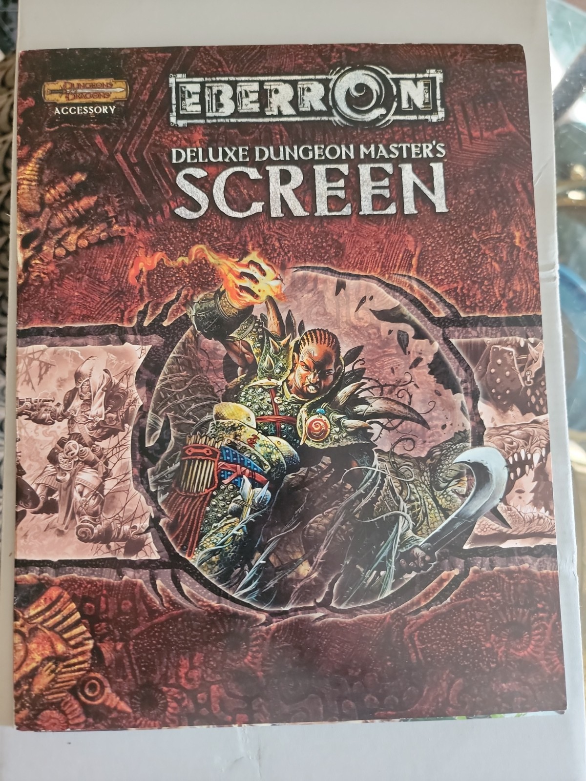 D&D Eberron Deluxe Dungeon Master's Screen 3.5e 3rd Edition WoTC Dungeons