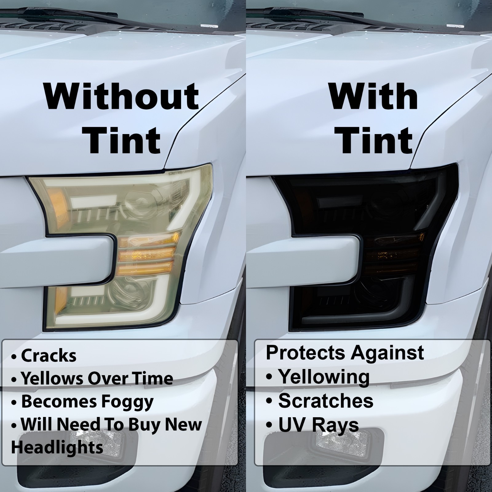 Fits Chevrolet Equinox 25-26 Head Tail Light Precut Smoked Tint Headlight Film