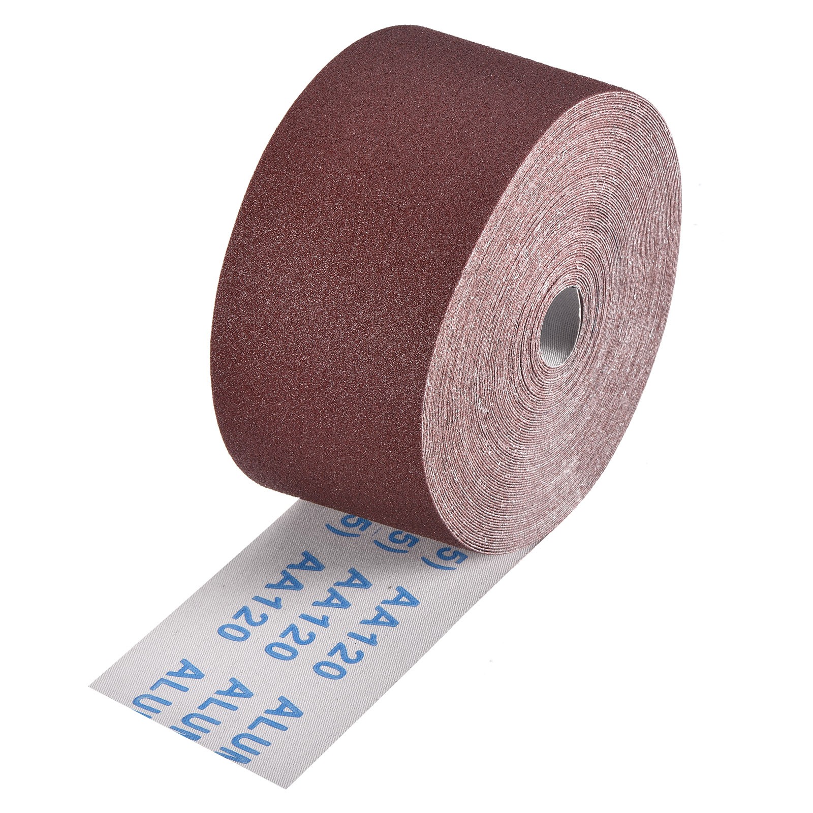 Sandpaper Roll - [3 Inch x 69 Feet 120 Grits] Aluminum Oxide for Metal Auto