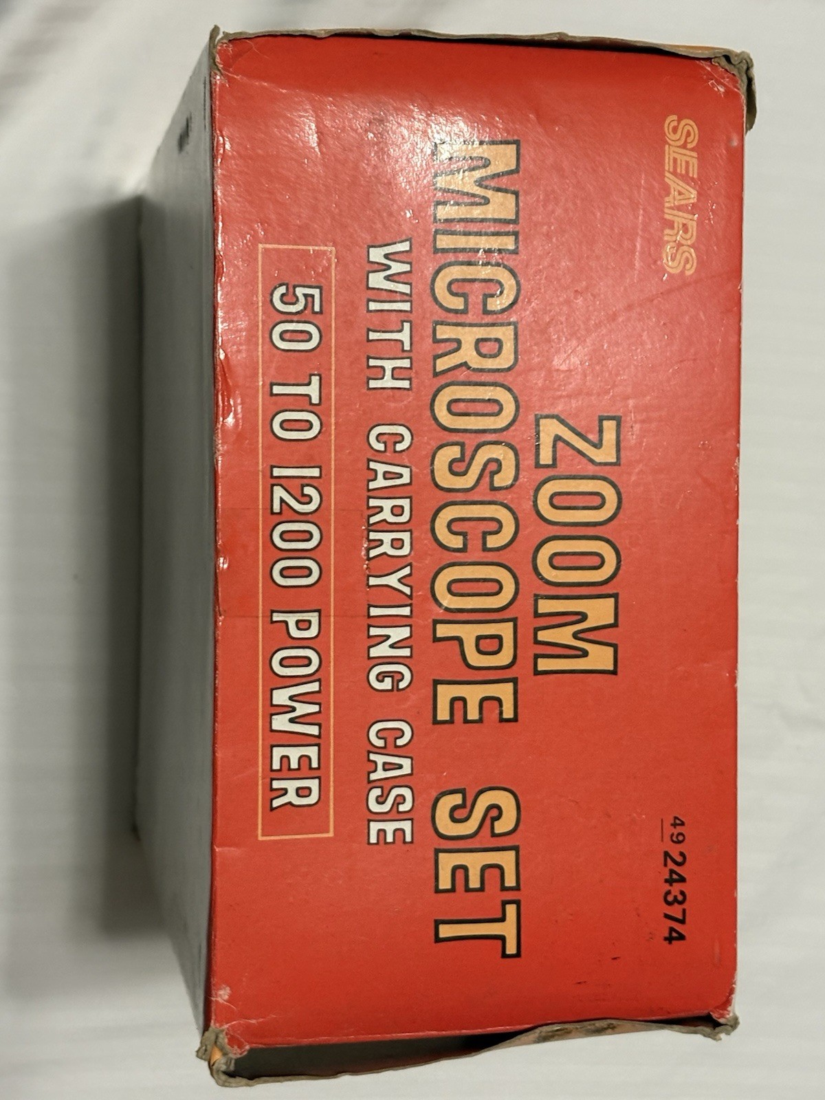 Vintage Sears Zoom Microscope Set 50-1200 Power Complete Set with Original Box!