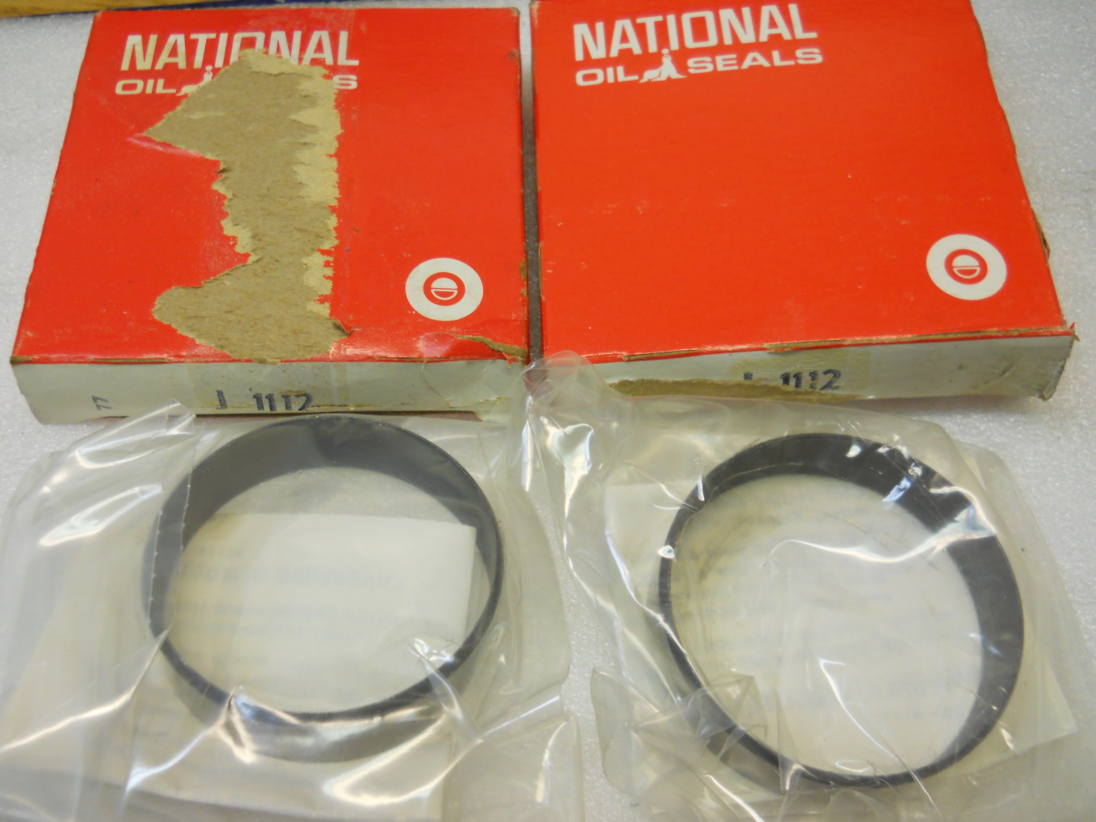NATIONAL OIL SEALS J 1112 WEAR SLEEVE / BUSHING (SET OF 2) NEW CONDITION IN BOX