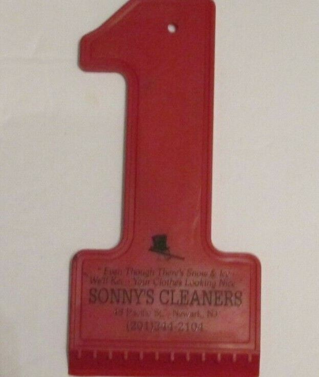 Sonny's dry cleaners 48 Pacific Street Newark, NJ #1 plastic ice scraper