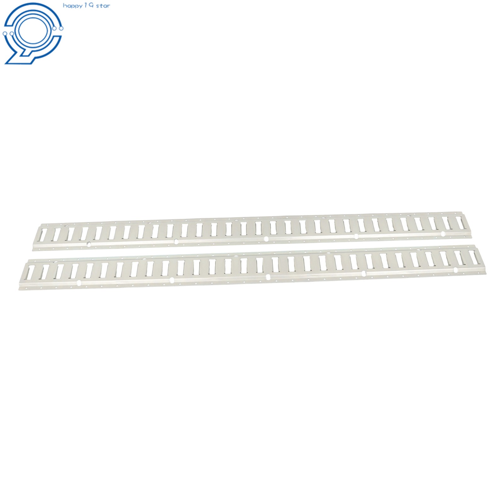 2PC 5' E-Track Tie-Down Rail For Truck Trailer Cargo Van Utility Galvanized