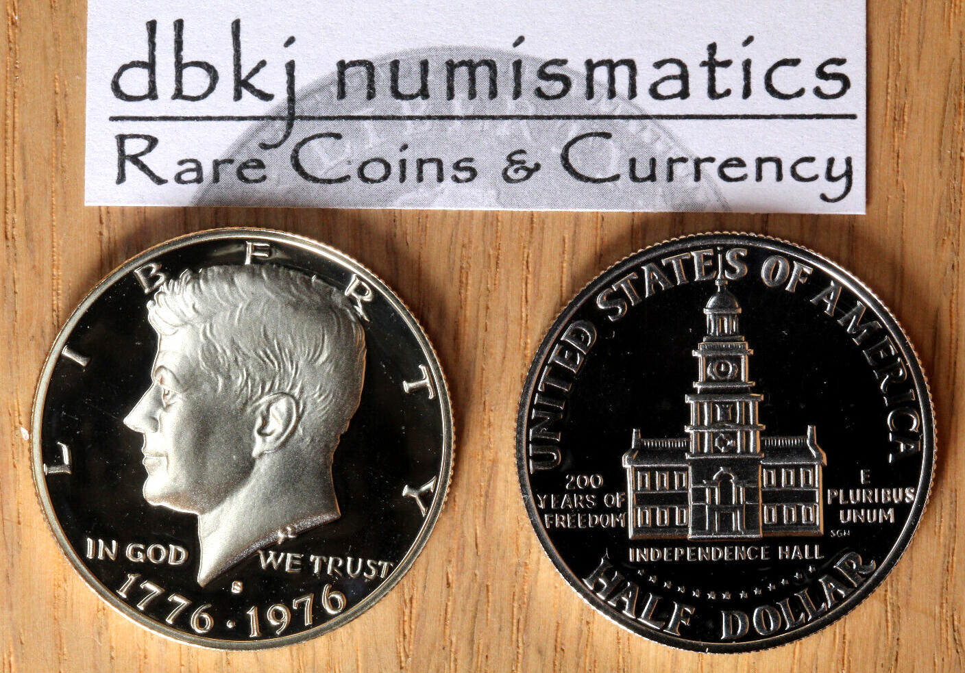 1976 S Proof Kennedy Bicentennial Half Dollar 50¢ - Cameo Proof - 40% Silver
