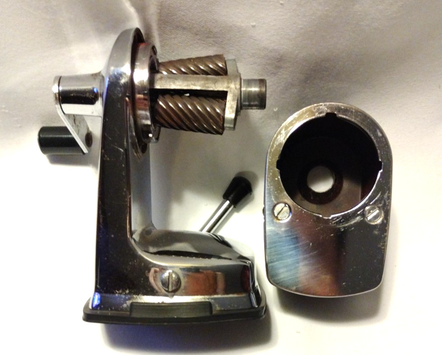 Vintage Apsco Vacu Base Manual Pencil Sharpener Vacuum Bottom Base B2