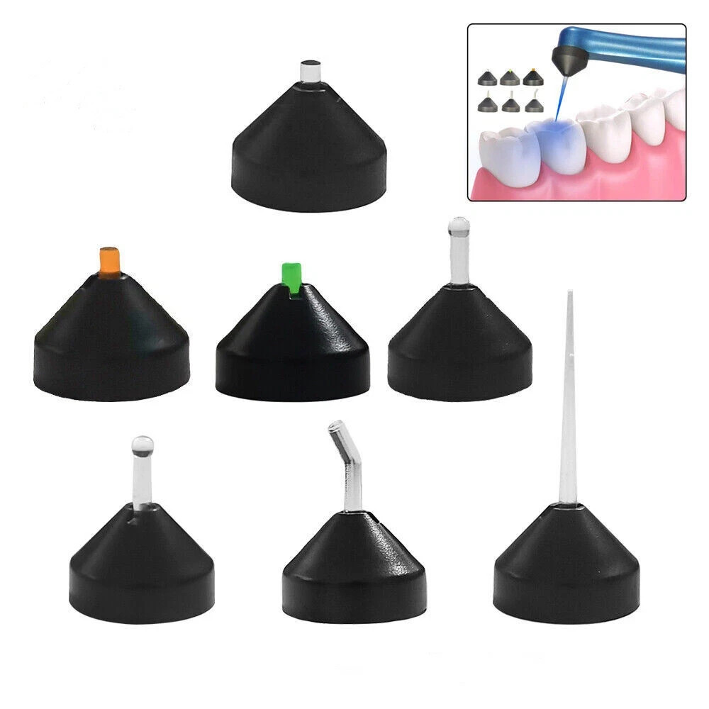 7 Pcs/Set Plastic Dental Plastic Magnetic Pointcure Light Curing Lamp Point Lens