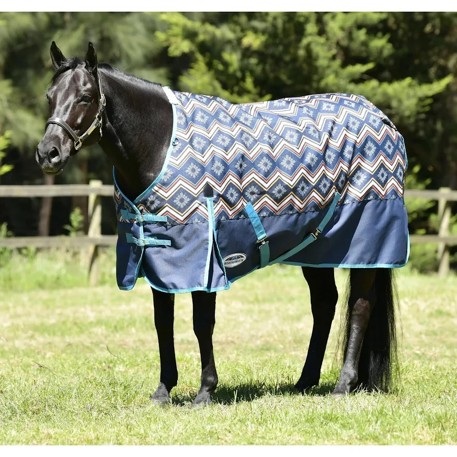 WeatherBeeta ComFiTec Essential Standard Neck Horse Turnout Star Print 81”
