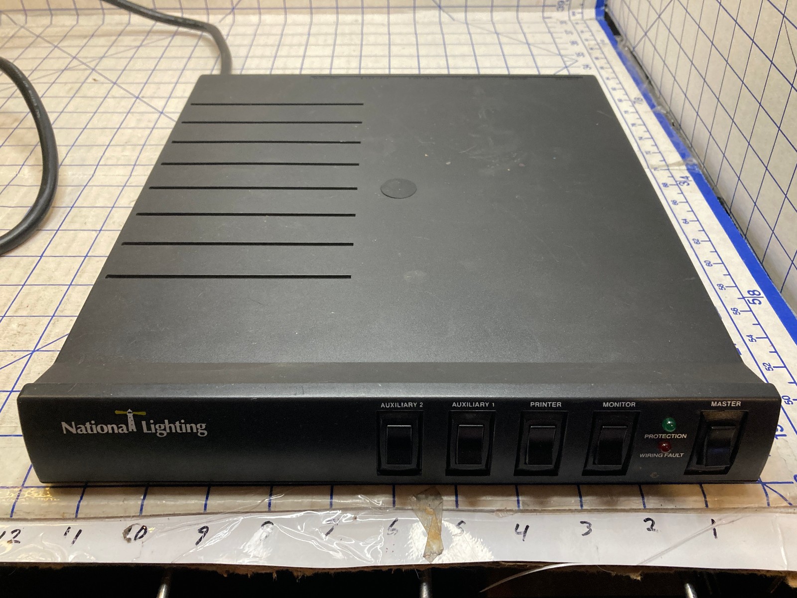 National Lighting  Desktop PC Surge Suppressor PC200 5+1 Out,Ethernet, 15A Reset