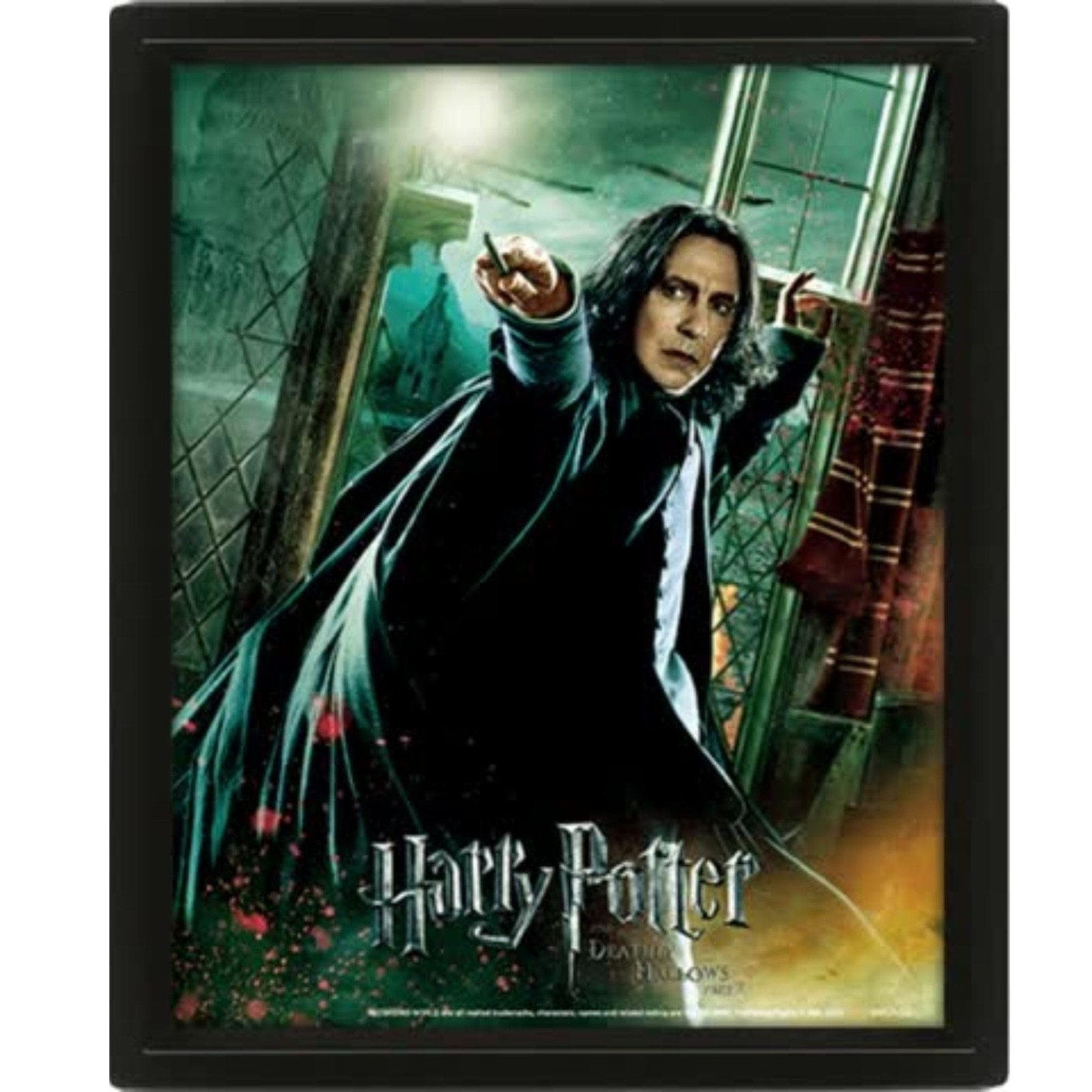 Harry Potter 3D Lenticular Poster of Deathly Hallows Snape 25cm x 20cm x 1.3cm i