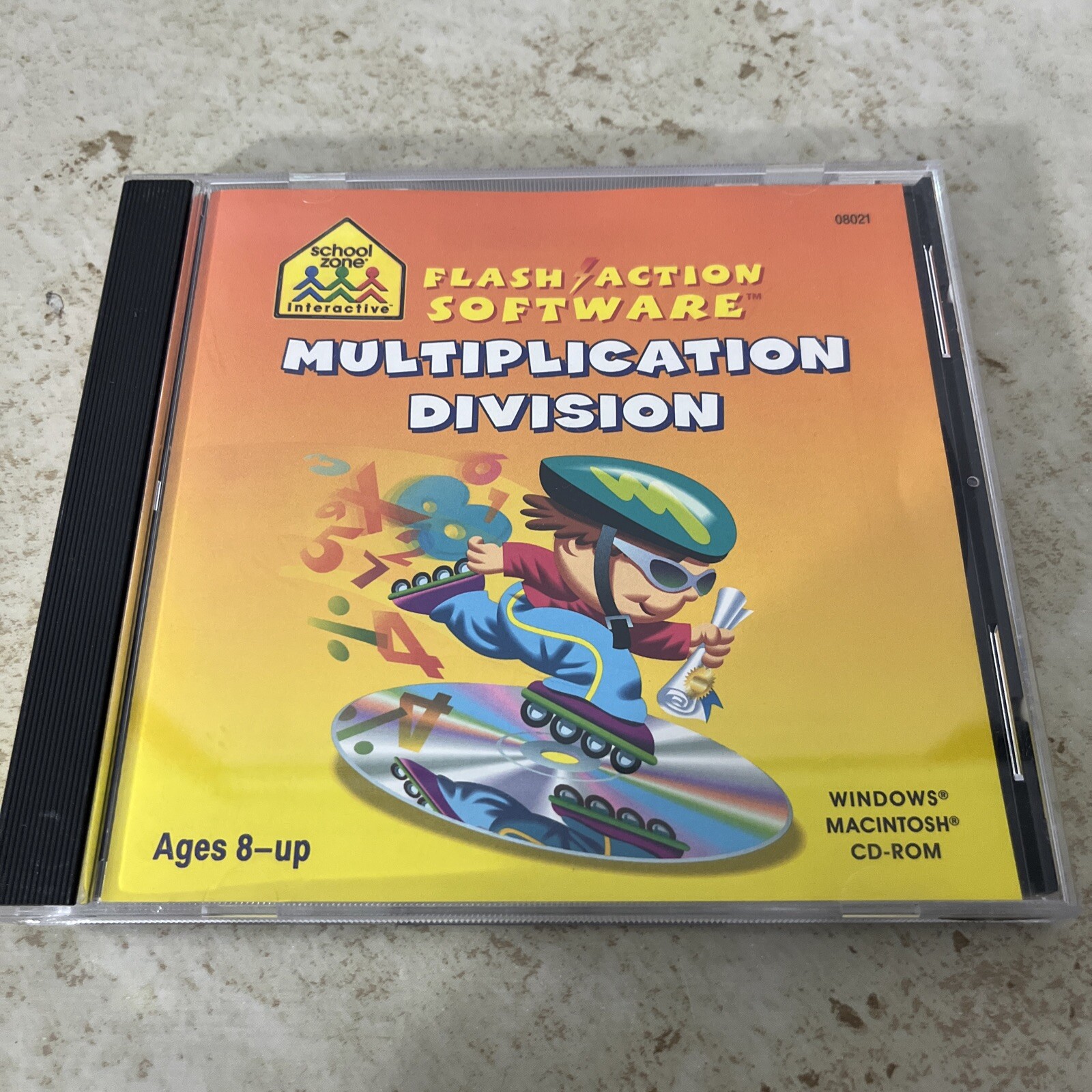 Flash Action Software Multiplication Division (Vintage PC/Mac CD-ROM, 1999)