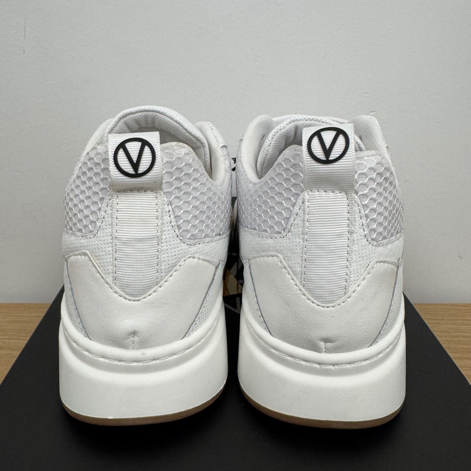 NEW Valentino Donald Italian Leather Sneaker White Men's Multiple Sizes