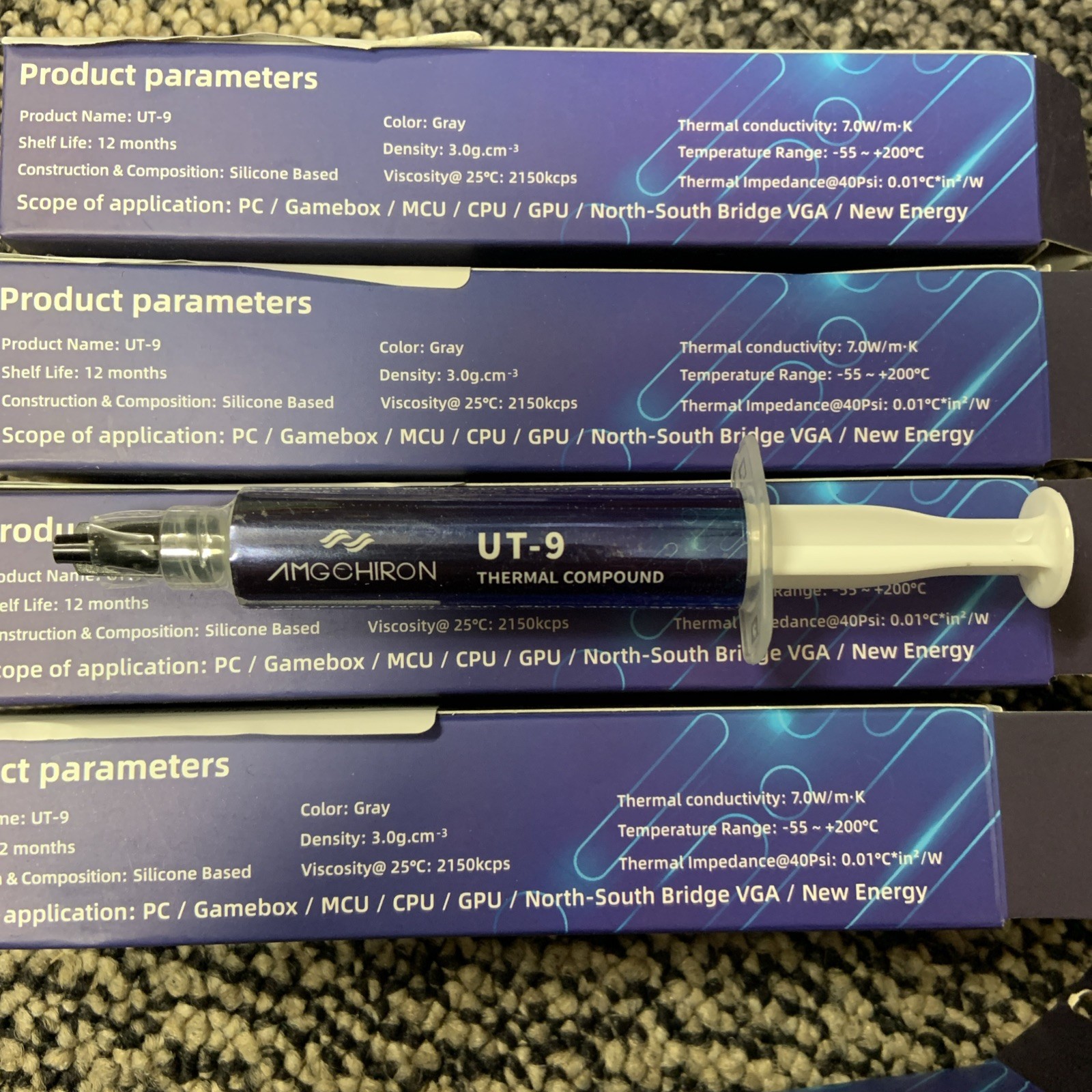 UT-9 Thermal Paste Compound 6G Lot Of 5