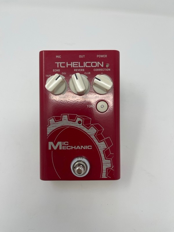 TC Helicon Mic Mechanic 2 Vocal Effects Pedal Reverb Echo Pitch Correction