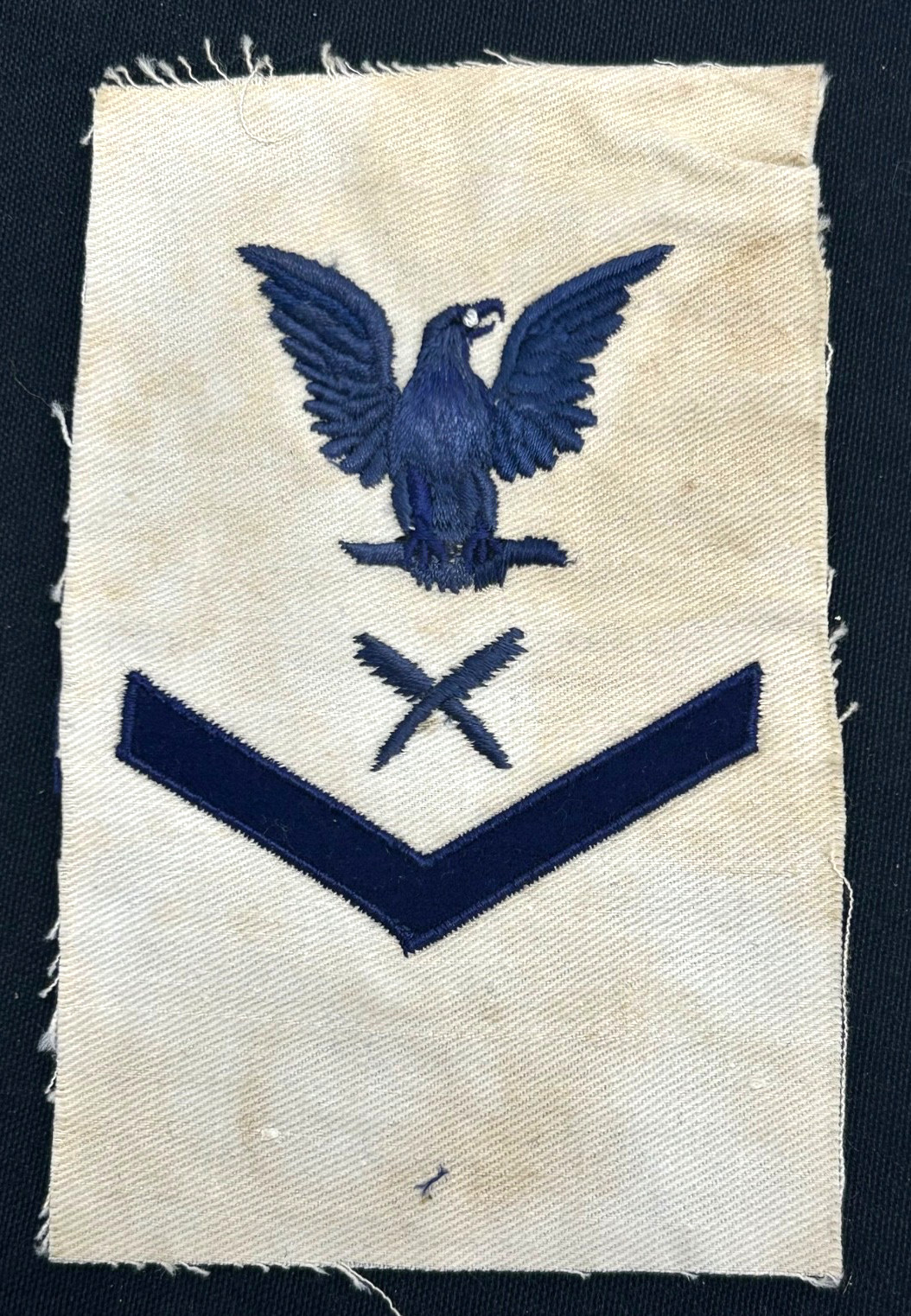WWII US Navy Yeoman 3rd Class Rate Patch