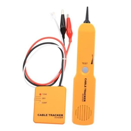 Yellow Cable Finder Tone Generator Probe Tracer Wire Tracker
