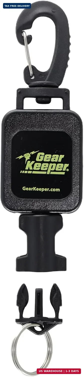 Gear Keeper Scuba Dive Light & Underwater Camera Retractor - Retractable Tether